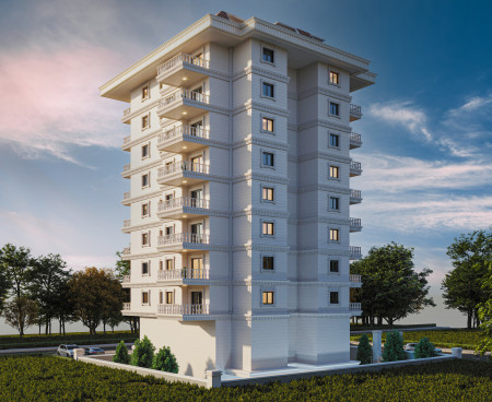 Продажа элитных квартир в Махмутларе в 150 м от моря от проекта